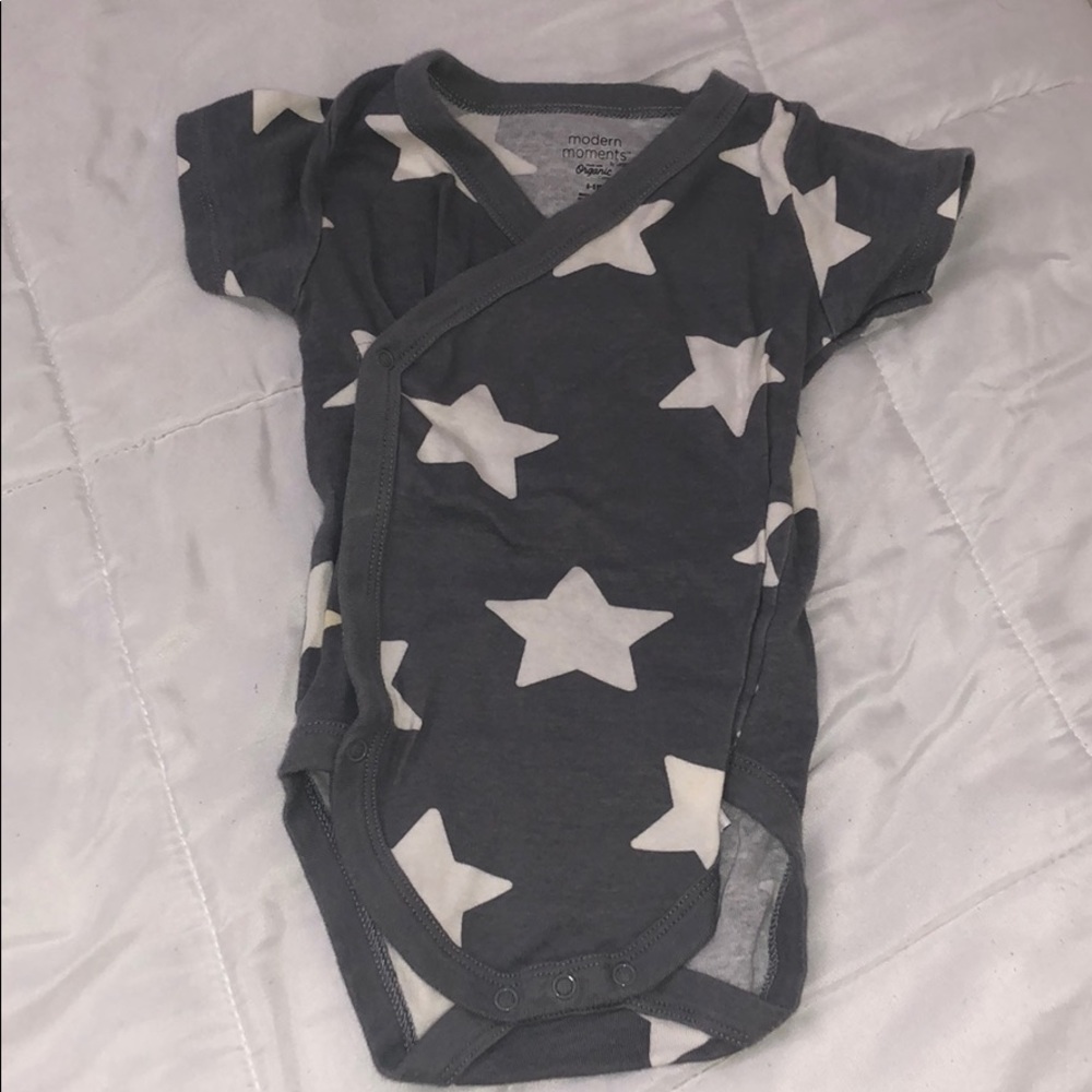 Modern moment 6-9 month old bodysuit.